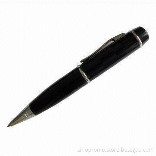 USB 2.0 Flash Drives Combining Ballpen, Customized Logos are Welcome